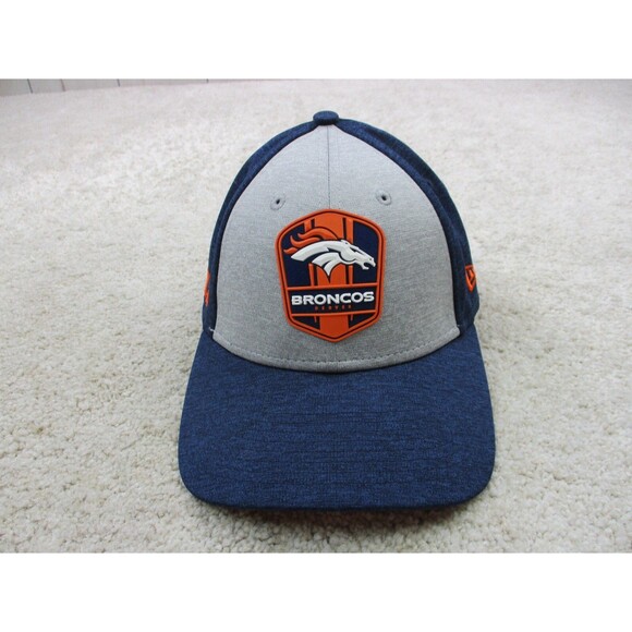Denver Broncos Hat Cap Strap Back Blue Orange New Era NFL Football Logo Womens - Picture 2 of 10